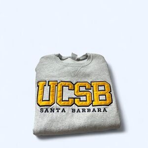 Russell Athletic Gray UCSB Crewneck Sweater